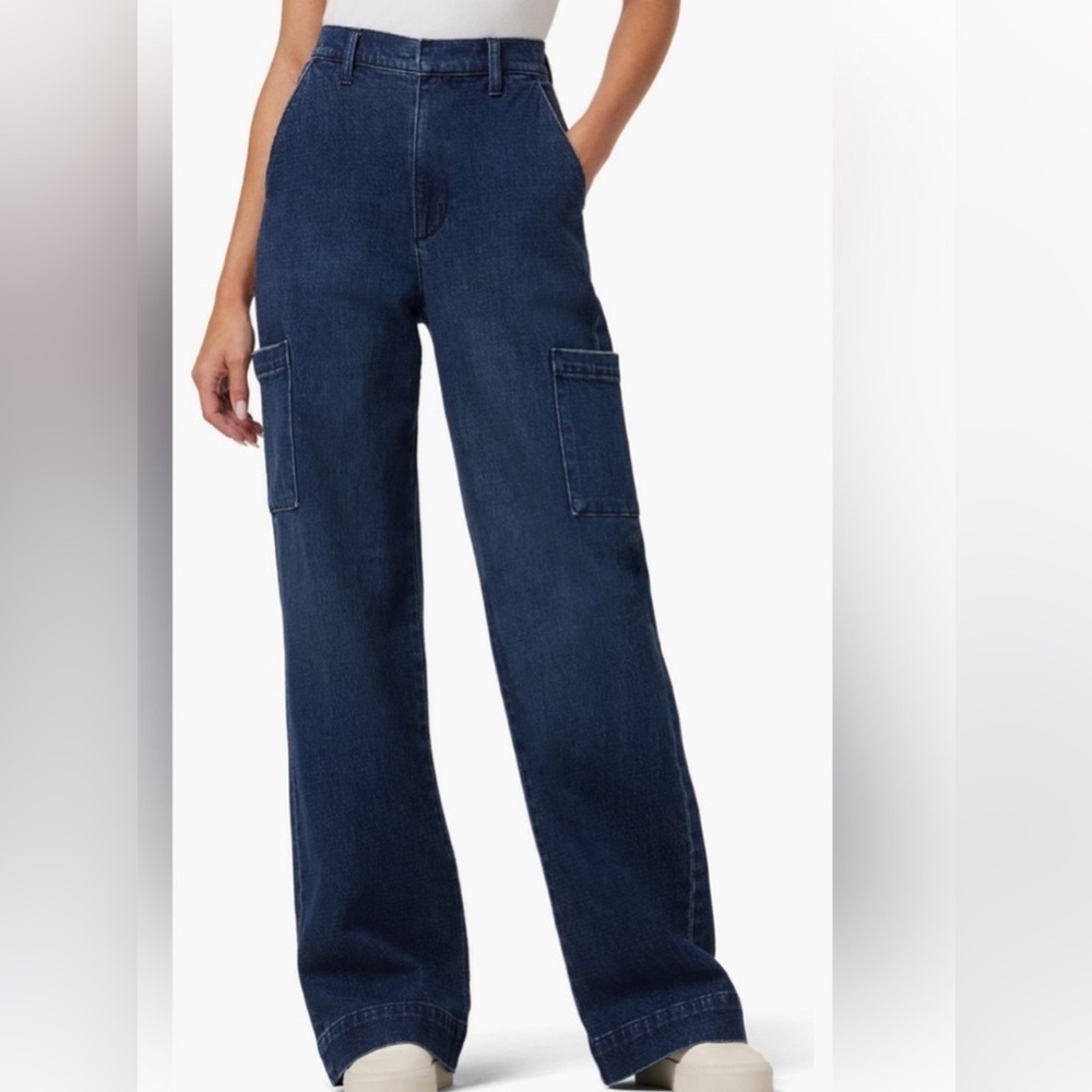 Joe's Jeans Dark Blue Flare & Wide Leg